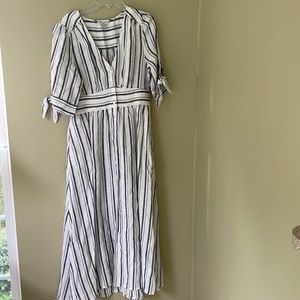 Monsoon Linen Maxi Dress size 6